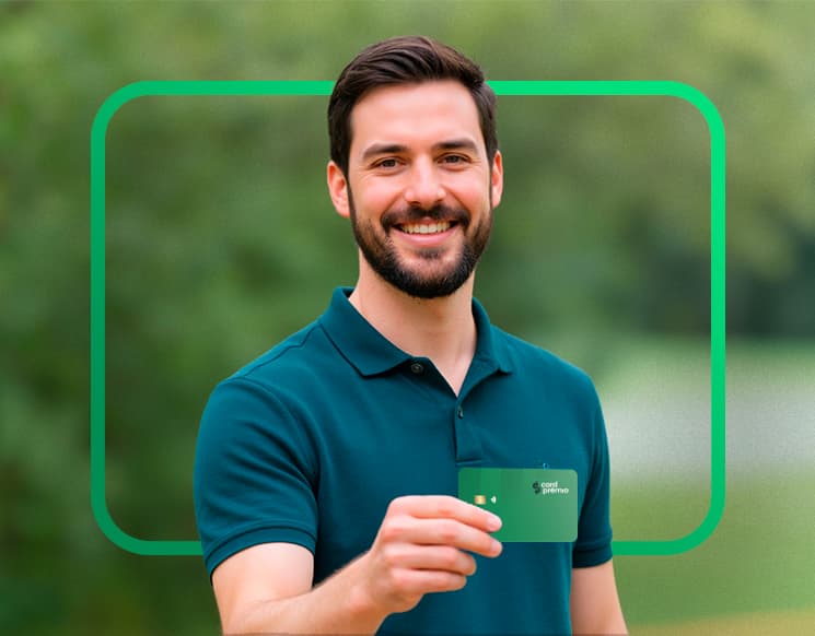 Homem Com Cartão Card Prêmio Homem Com Cartão Card Prêmio